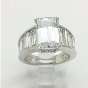 QVC Epiphany Platinum Clad ring
